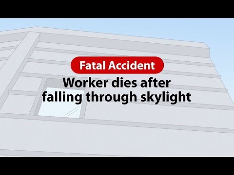 Worker Falling Through Skylight