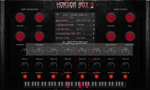 Horror Box 2 Lite : A Free Synth VST Instrument From Electronik Sound Lab Looperman