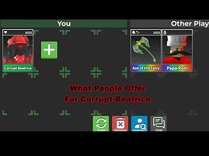 What People Offer For Corrupt Beatrice || 🔪Survive The Killer