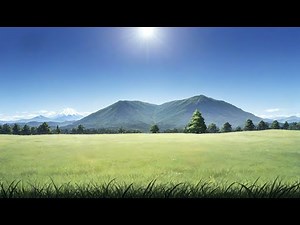 Lost in the Blur of Village Scenery