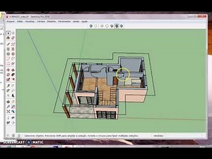 AULA 18 - SKETCHUP - SOBRADO - PAV. SUPERIOR