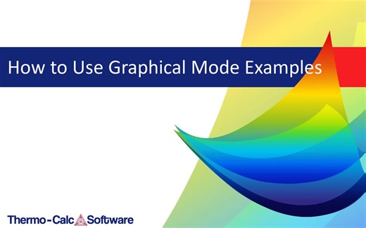 Thermal-Calc软件教程——图形化界面示例