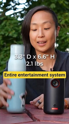 The best 1080p portable project can run off a power bank! Nebula Capsule