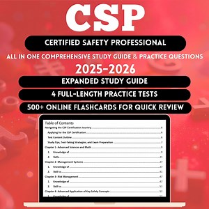 CSP Study Guide 2025-2026 | Csp Exam | Csp Exam Certification | 4 Full-length Practice Tests | 500  Digital Flashcards | Bcsp Csp Exam - Etsy