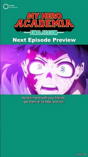 【Episode8 Preview】Izuku Midoriya Rising　My Hero Academia FINAL SEASON