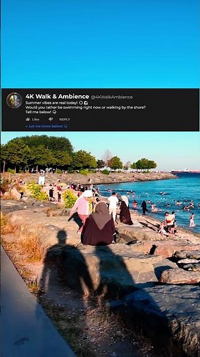 Vibrant Summer Vibes on Istanbul Coastline 🌊 4K Beach Walk ASMR #shorts