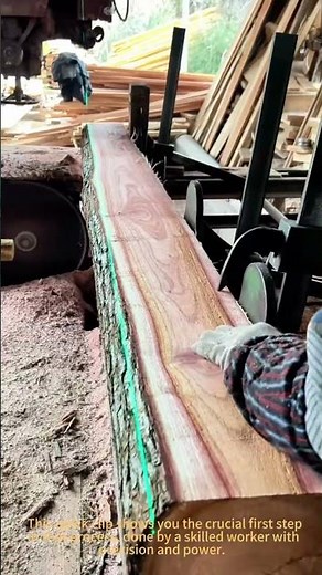 Mastering the Rip Cut: How Pros Slice Logs into Planks