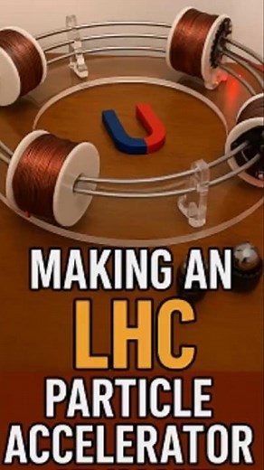 How to Make a Mini Particle Collider at Home! #shorts #cern #accelerator #physics #science