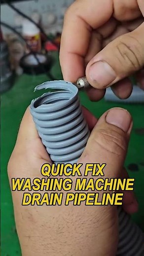 Fix Washing Machine Pipe in Seconds! 💡🛠️ #shorts #lifehacks #quickfixes #homemaintenance
