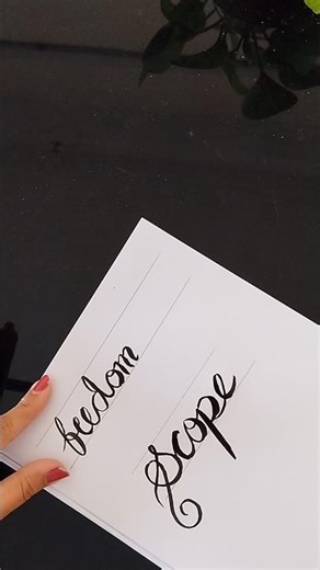 word callygraphy for beginners#shorts#calligraphy #sarithasartwork786