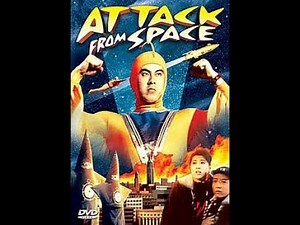 Attack from Outer Space 1965 Sci Fi Movie Directed by Teruo Ishii Colorized