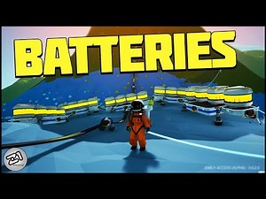 SO MANY BATTERIES! Base Building and Power Storage! Astroneer Update | Z1 Gaming
