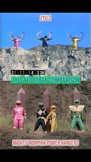 MMPR Zyu 2 Comparison