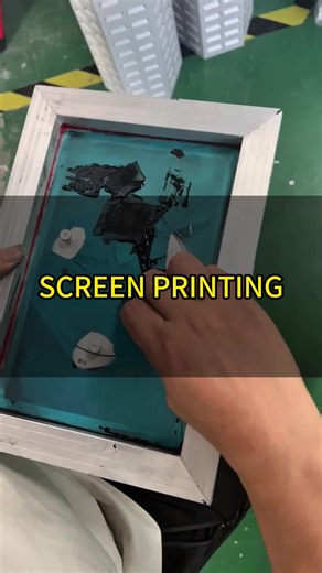 Silk screen stencil from the factory#sourcefactory #undertake #print #silkscreen #screenprinting