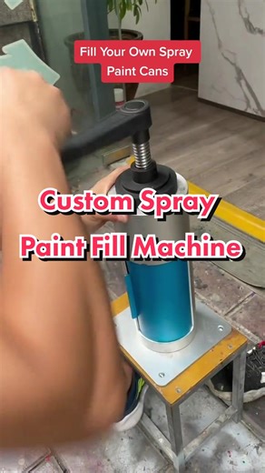 Create Custom Spray Paint Cans with Our Filling Machine