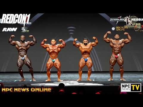 2025 IFBB Pro League Mr Olympia Prejudging Comparison 4K Video