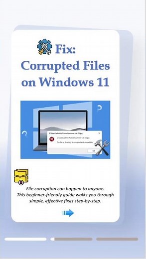 💽 Fix Corrupted Files on Windows 11 — Easy Steps to Restore Data #windows11 #datarecovery