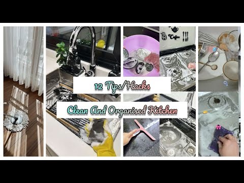 kitchen cleaning and organization | 12 Great Tips/ Habits For Clean and Organised kitchen #kitchen