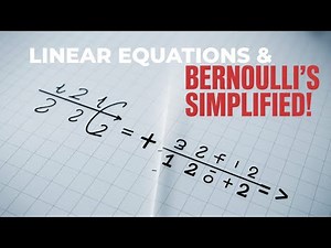Solving First-Order Linear and Bernoulli ODEs | Step-by-Step Guide with Examples.