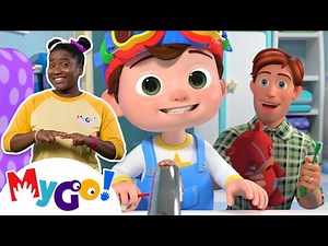 Yes Yes Bed Time Camping | CoComelon - Nursery Rhymes | MyGo! Sign Language For Kids | ASL - Videos For Kids
