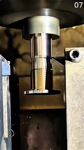 Machining cylindrical metal component using precision CNC setup