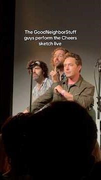 They performed the LEGENDARY “Toast” original YouTube sketch LIVE!! #goodneighborstuff