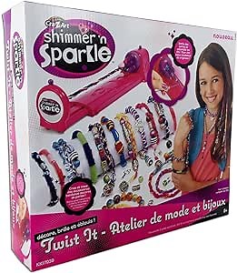 Cra-Z-Art Shimmer and Sparkle 3 in 1 Twist 'n Wear Jewelry 'n Fashion Maker