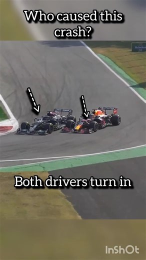 who caused this crash? #shorts #f1 #maxverstappen #lewishamilton #championshipbattle