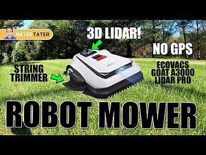 ✅ Ecovacs GOAT A3000 LiDAR Pro Robotic Lawn Mower Review - Tested - Lidar And Vision - NO RTK GPS