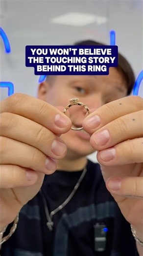 You won’t believe the touching story behind this ring✨
