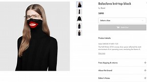 Gucci pulls sweater with 'blackface' resemblance
