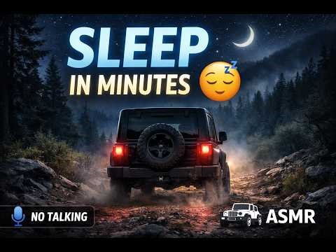 Relaxing Jeep Ride ASMR (30 Minutes) | Off-Road Vibes & Engine Sounds