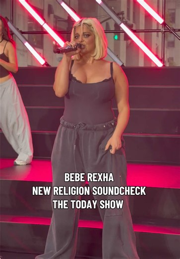 Bebe Rexha New Religion Soundcheck The Today Show