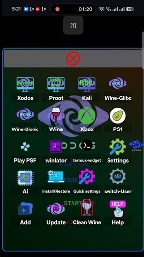 Pc In Mobile!!! #linux #termux #pc #emulator
