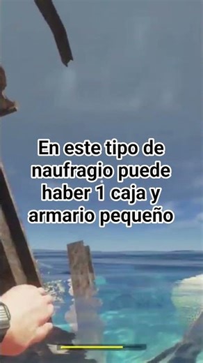 Stranded Deep. En este tipo de naufragio suele haber 1 caja y armario pequeño
