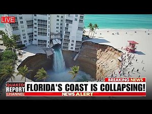 Florida Coastline Crumbles — Huge Sinkholes Swallow Beaches As Collapse Linked to Limestone Erosion