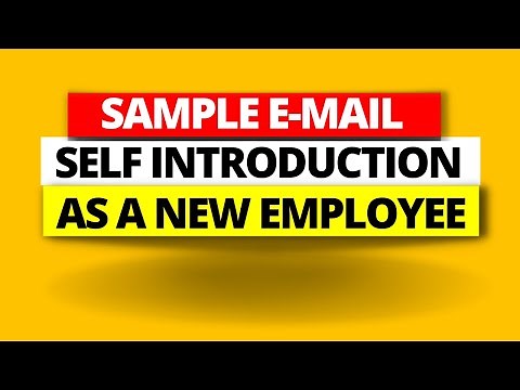 Sample self introduction email to your team members 👌🔥