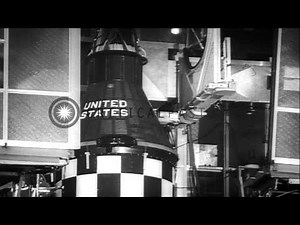 The crew aboard USS Randolph CV-15 welcomes astronaut Virgil Grissom after his su...HD Stock Footage