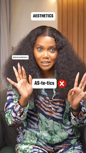 How to correctly pronounce AESTHETIC(S). #LearnEnglish #English #Vocabulary #Shorts