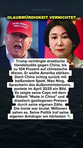 Zölle wurden zum Eigentor 🎯