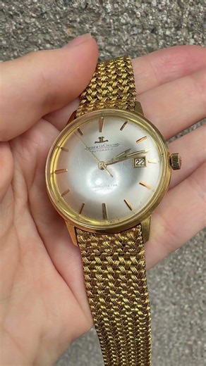 1966 JAEGER LECOULTRE GEOMATIC 18K u Antiques Cinolter