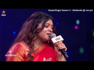 Glimpse of Senthoora Poove Song by #Farhaan #Punya 🔥❤️‍🔥 | Super Singer Season 11 | Episode Promo