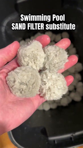 Pool Sand Filter Replacement Fabric Balls = Washed & Clean!