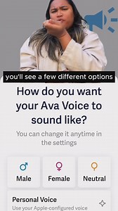 Have you tried your personalized voice? Check out Ava Voice → our new text-to-speech options with a personalized voice on iOS! Learn more 👇 [ava.me/voice](http://ava.me/voice) | Ava