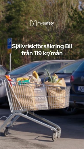 Kundvagnen - Teckna en självriskförsäkring hos Mysafety