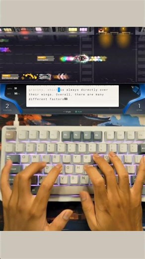 TYPING TEST !!! #keyboardswitches #mechanicalkeyboard #keycaps