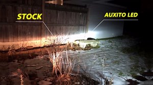 AUXITO H4 9003 HB2 LED Headlight Bulbs, 12000LM Per Set 6500K Xenon White for High and Low Beam Hi/Lo, Pack of 2