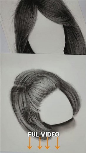 How to Draw Realistic Girl Hair | Step by Step Tutorial
