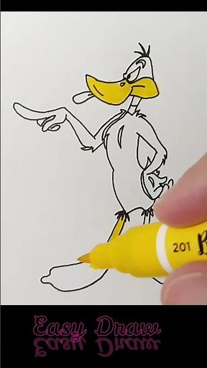 How to Draw Daffy Duck