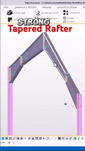 Why Portal Frame Tapered Rafter?
